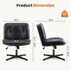 Grungis Office Chair with  Wide Seat,Adjustable Computer Chair for Adult,Student - 3 of 4