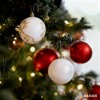 COZONY 25 Pcs 6cm Christmas Tree Ornament Balls, Glitter and Matte Finish Holiday Baubles - 2 of 4