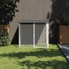 vidaXL Chicken Cage Anthracite Galvanized Steel Medium Durable - 2 of 4