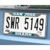 NHL San Jose Sharks Stainless Steel License Plate Frame - 2 of 3