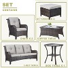 POCASSY 7 Piece Rattan Sofa Seating Group with Cushions - 4 of 4