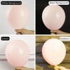PartyWoo Balloons Light Pink Pastel Baby Pale Blush 36 18 12 10 5 Inch 100 pcs - 3 of 4