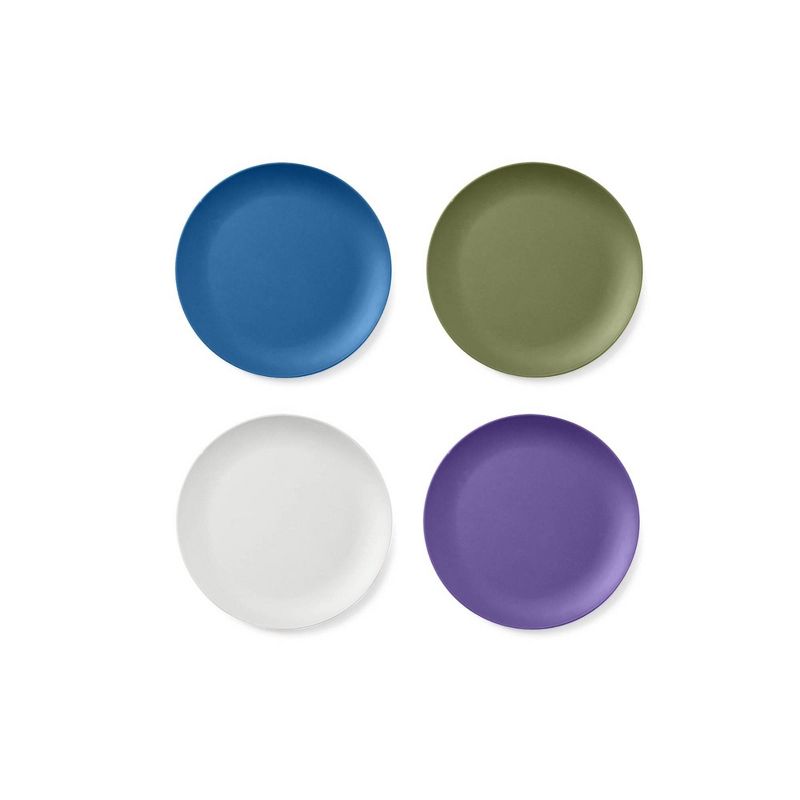 Red Rover 7&#34; 4pk Bamboo Kids&#39; Plates Blue/Green/Purple, 3 of 5