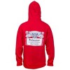 Mens Budweiser Front and Back Print Hoodie - 2 of 4