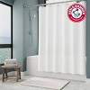 Arm & Hammer 70"x72" Striped Water Repellent Shower Curtain/Liner Dashes - 2 of 4