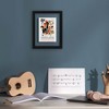 Americanflat 9.5x12.5 Playbill Frame with Shatter-Resistant Glass - Signature Float Collection - Engineered Wood - Black - 4 of 4