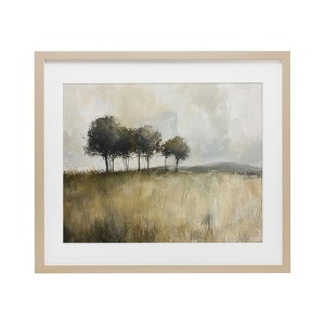 Stupell Industries Earthy Woodland Trees Framed Print Under Glass - 1 of 4