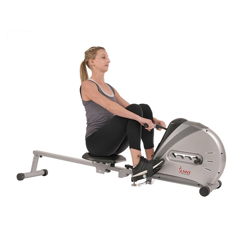 Sunny Health &#38; Fitness Elastic Cord Rowing Machine, 4 of 8