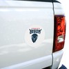 Howard University Bison Primary Logo Automotive Car Window Locker Circle Bumper Sticker - 4 of 4