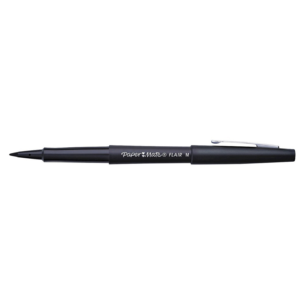 UPC 041540843016 product image for Paper Mate Point Guard Flair Porous Point Stick Pen, Medium- Black Ink (12 per P | upcitemdb.com
