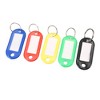 Unique Bargains Barber Salesman Plastic Name Tag Badge Clip Holder Keyring Multicolor 50 Pcs - 3 of 4