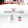 Unique Bargains 2BA Thread Aluminum Dart Shafts with Rubber Rings for Steel Tip 4 Pcs - 2 of 4