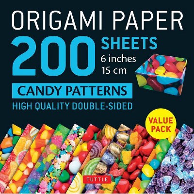 Origami Paper 200 Sheets Candy Patterns 6 (15 CM) - by  Tuttle Publishing (Loose-Leaf)