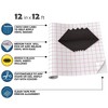 Kassa Transfer Tape Roll for Vinyl - Clear | 12 in x 12 ft, 5 Black Vinyl Sheets Included | For DIY Art Projects - 3 of 4