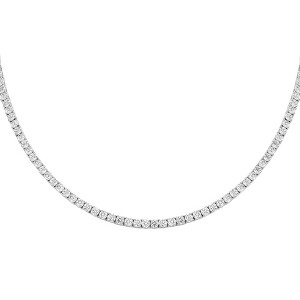 Hollywood Sensation Elegant Cubic Zirconia Choker Tennis Necklace - 1 of 4