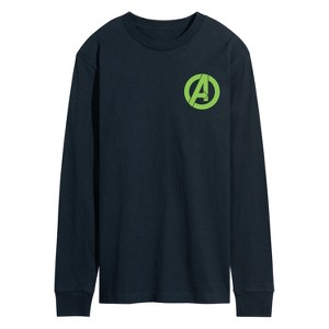 Men's - Marvel - Avengers Hulk Comic Long Sleeve Graphic T-Shirt - 1 of 4