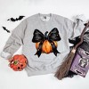 Simply Sage Market Women's Graphic Sweatshirt Coquette Halloween Pumpkin - 3 of 4