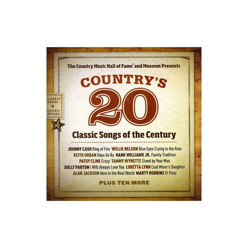 Country's 20 Classic Songs of the Century & Var - Country's 20 Classic Songs Of The Century (CD), 1 of 2