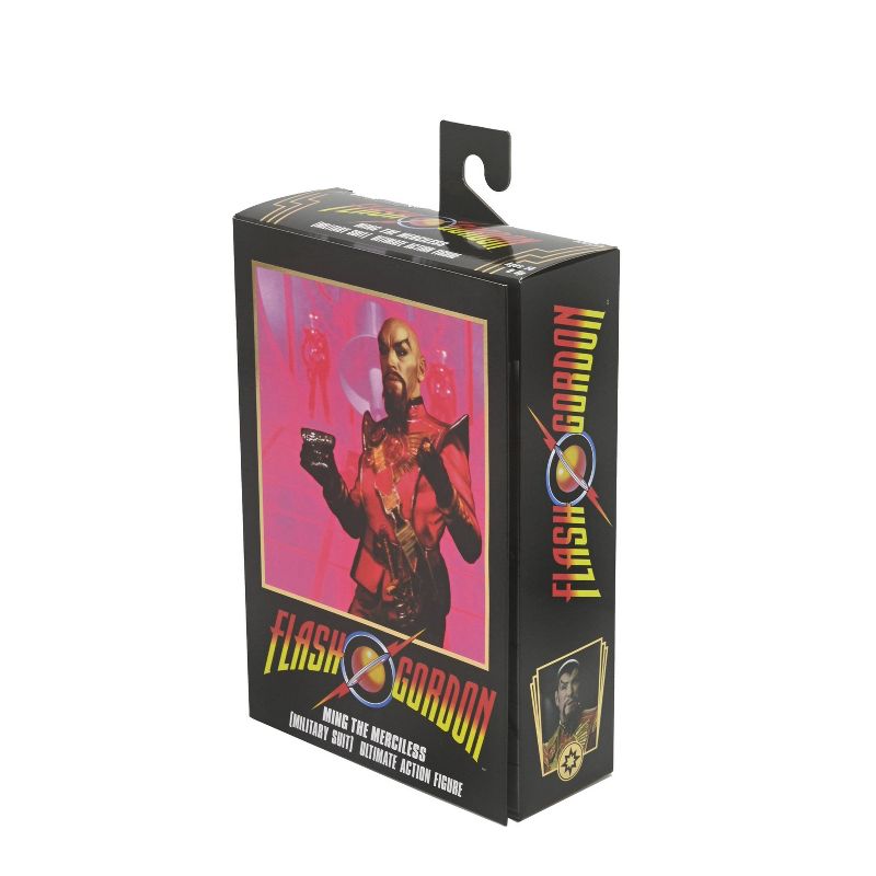 NECA King Features Flash Gordon 1980 Ultimate Ming with Red Military Outfit  7&#34; Scale Action Figure, 5 of 7