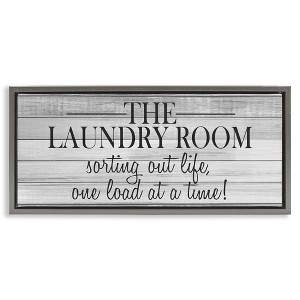 Stupell Industries Laundry Sorting Out Life, 25" x 11" - 1 of 4