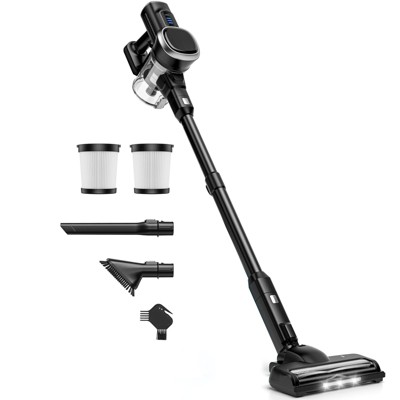 Itopfox Cordless Vacuum Cleaner, Max 50 Mins Runtime, Stick Vacuum with Touch Screen, Lightweight for Carpet, Hardwood Floor and Pet Hair
