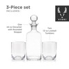 Viski Modern Decanter & Tumbler Gift Set, Lead-Free Crystal Barware, 1 Decanter & 2 Glasses - 2 of 4