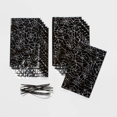 12ct Spiderweb Treat Bag Halloween Party Favors - Hyde & EEK! Boutique™