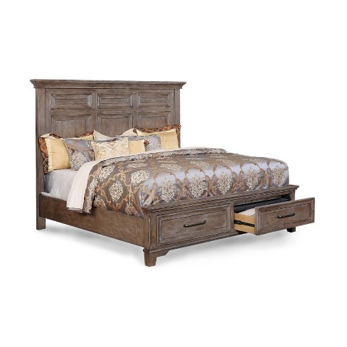 wood bed frames modern