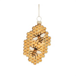 Bee and Honeycomb Ornament (Set of 12) - 1 of 3