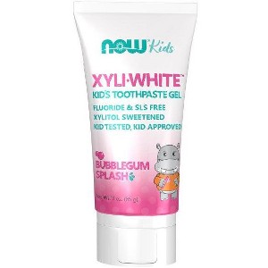 XyliWhite Bubblegum Splash Kids Toothpaste by Now Foods  -  3 oz Gel - 1 of 2