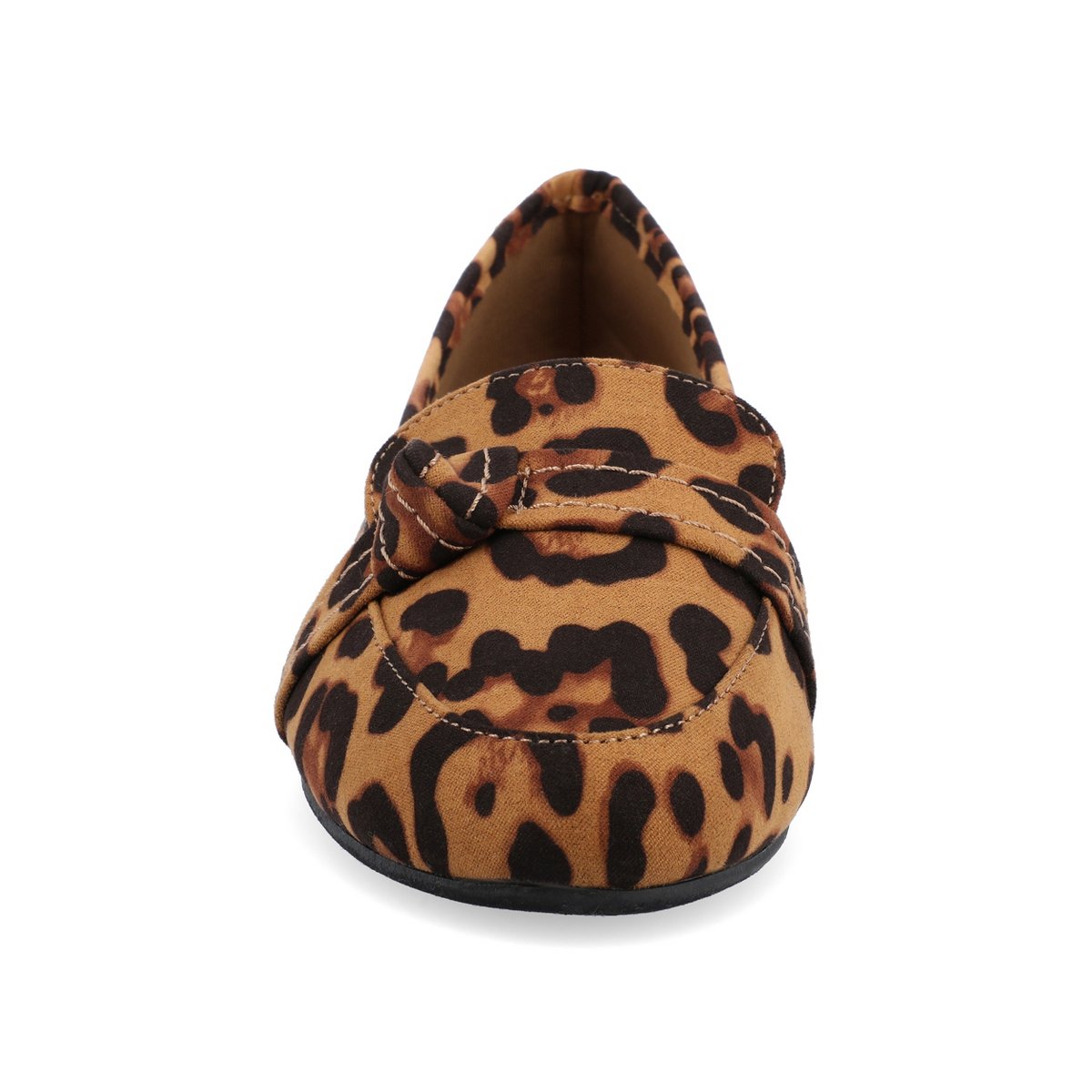 Женские туфли Journee Collection Women's Marci Slip On Round Toe Loafer Flats Leopard 8 — фото 6