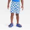 Grayson Mini Toddler Boys' Short Sleeve Hoodie + Shorts Set - Blue - 4 of 4
