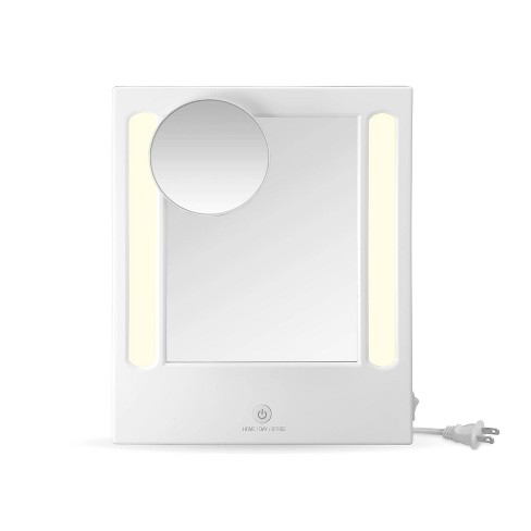 Lighted makeup deals mirror target