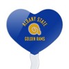NCAA Albany State University Rams Logo Heart Love Cupcake Picks Toppers Decoration Set of 6 - 2 of 4