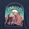 Men's Pinnacles National Park Illustrated Landscape Crewneck Sweatshirt - 2 of 4