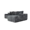 Cloud Plush Corduroy L-Shaped Modular Sectional Sofa with Chaise Lounge, No Assembly, and Plush Fabric - 4 of 4