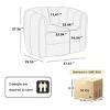 Coolbibila 360° Modern Teddy Fabric Upolstered Round Swiel Accent Chair,Comfy Living Room Bedroom Swiel Barrel Armchair,Single Seater Sofa - 4 of 4