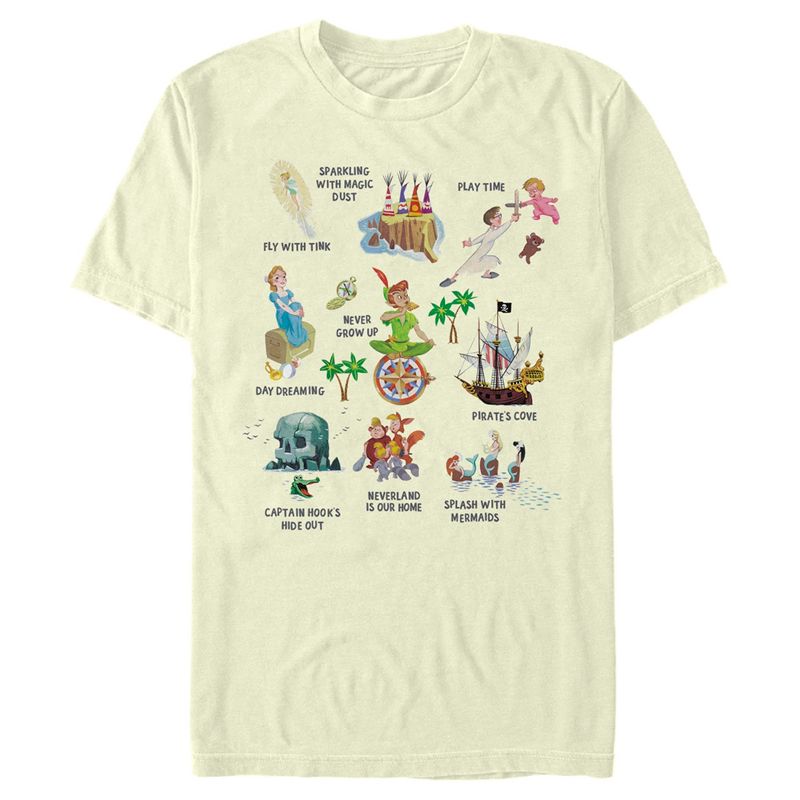 Men's Peter Pan Icon Storytelling T-Shirt, 1 of 5