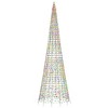 vidaXL LED Christmas Tree Colorful Copper, Iron Extra Tall - 4 of 4