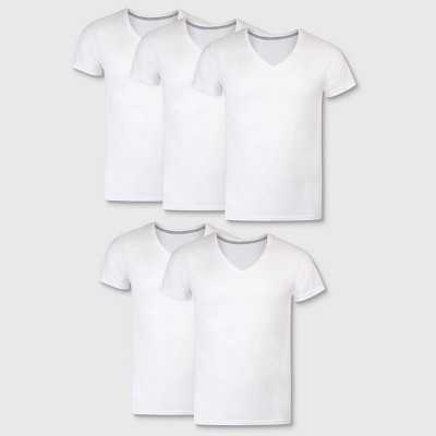 Slim Fit V-Neck T-Shirt - 5 Pack