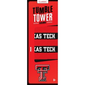 MasterPieces Real Wood Block Tumble Towers - NCAA Texas Tech Red Raiders - 1 of 4