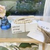 Aoibox Decorative Books for Home Decor, White Faux Books with Farmhouse Bead Garland, Rustic Stacked Display Books (with God All Things are Possible) - 2 of 4