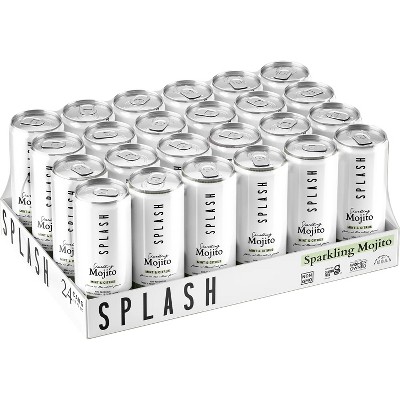 SPLASH Mixers Sparkling Mojito - Case of 24, 12 oz cans