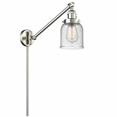 Bell - 1 Light Swing Arm Wall Sconce In Industrial Style-25 Inches Tall and 8 Inches Wide