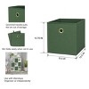 4 Pack Collapsible Fabric Cube Storage Bins (10.5" x 10.5") - 3 of 4