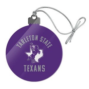 Tarleton State University Texans Acrylic Christmas Tree Holiday Ornament - 1 of 4