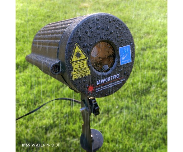 Firefly Laser LED Projection Light with Automatic Timer Remote - Red/Green - LED Concepts
