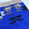 Mustache and Sunglasses Men Socks (Men's Sizes Adult Large) from the Sock Panda - image 3 of 4