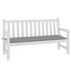 vidaXL Garden Bench Cushion Gray Oxford fabric (100% polyester) - 3 of 4