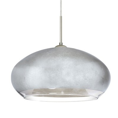 Besa Lighting Brio 14 1 - Light Pendant in  Satin Nickel
